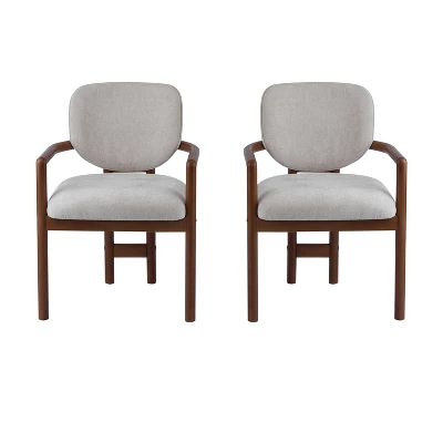 Christopher Knight Home Edge Modern Rubberwood Upholstered Dining Chairs (Set Of 2) 11 Christopher Knight Home Edge Modern Rubberwood Upholstered Dining Chairs (Set Of 2) - Image 9