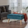 Omry New Velvet Ottoman - Dark Teal - Christopher Knight Home 1 Omry New Velvet Ottoman - Dark Teal - Christopher Knight Home -Christopher Knight Home GUEST 019dcb78 f7e8 4d00 8ebd 2a2cb48675c2