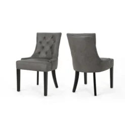 Set Of 2 Hayden Traditional Microfiber Dining Chair - Christopher Knight Home 11 Set Of 2 Hayden Traditional Microfiber Dining Chair - Christopher Knight Home -Christopher Knight Home GUEST 03d4999d 241c 466d bd5f 184b430729f8