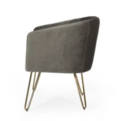 Grelton Modern Glam Velvet Club Chair With Hairpin Legs - Christopher Knight Home 14 Grelton Modern Glam Velvet Club Chair With Hairpin Legs - Christopher Knight Home -Christopher Knight Home GUEST 04eb74d3 7ca4 4210 986d b2b057a1dd09