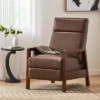 Fernhill Mid Century Modern Faux Leather Upholstered Pushback Recliner Dark Brown/Dark Espresso - Christopher Knight Home 2 Fernhill Mid Century Modern Faux Leather Upholstered Pushback Recliner Dark Brown/Dark Espresso - Christopher Knight Home -Christopher Knight Home GUEST 054e26a1 6dde 4687 82e7 3ae0641fd8fb