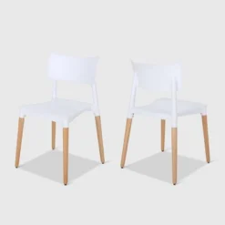 Set Of 2 Margaretta Modern Dining Chairs - Christopher Knight Home -Christopher Knight Home GUEST 05710ba2 002d 4d66 8439 fbdc319f0c68