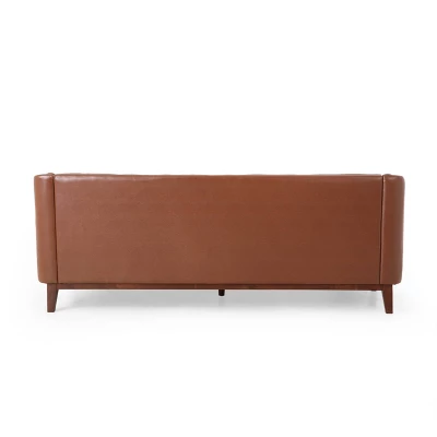 Ovando Contemporary Upholstered 3 Seater Sofa - Christopher Knight Home 7 Ovando Contemporary Upholstered 3 Seater Sofa - Christopher Knight Home - Image 5