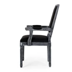 5pc Maria French Country Wood Expandable Dining Set Gray/Black - Christopher Knight Home -Christopher Knight Home GUEST 05b911c5 f4d6 432d b696 1533d353eb95