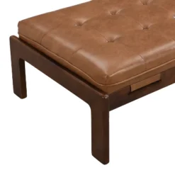Christopher Knight Home Fitch Contemporary Tufted Faux Leather Upholstered Ottoman -Christopher Knight Home GUEST 073a71b1 c0d4 4cab ad61 869edaa3b20a
