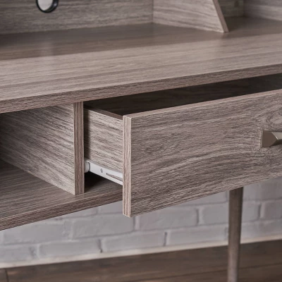 2pc Brenda Mid Century Home Office Set - Christopher Knight Home 4 2pc Brenda Mid Century Home Office Set - Christopher Knight Home - Image 2