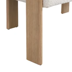 Christopher Knight Home Webb 53" Modern Rubberwood Boucle Upholstered Loveseat -Christopher Knight Home GUEST 08c02213 edfa 4dbe b343 71b399fb50a4