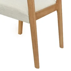 Christopher Knight Home Sonore Contemporary Rubberwood Upholstered Dining Chairs With Curved Open Back (Set Of 2) -Christopher Knight Home GUEST 0968dcdb 613f 4732 960a d1d20d85046e