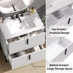 Christopher Knight Home Sephera Modern 30" Bathroom Vanity With Ceramic Sink And Drawers 17 Christopher Knight Home Sephera Modern 30" Bathroom Vanity With Ceramic Sink And Drawers -Christopher Knight Home GUEST 0999b8bd 833f 46bc 81cf 02be37ccff83