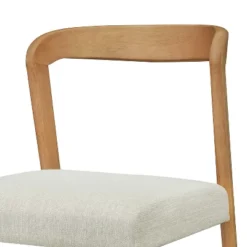 Christopher Knight Home Sonore Contemporary Rubberwood Upholstered Dining Chairs With Curved Open Back (Set Of 2) -Christopher Knight Home GUEST 09d9a48d 0d40 4458 9a84 2762ba67a93a