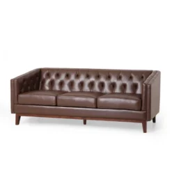 Ovando Contemporary Upholstered 3 Seater Sofa - Christopher Knight Home 28 Ovando Contemporary Upholstered 3 Seater Sofa - Christopher Knight Home -Christopher Knight Home GUEST 09f60da1 8989 456c ac68 90edba24e79b