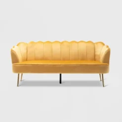 Reitz Modern Glam Velvet Channel Stitch 3 Seater Shell Sofa - Christopher Knight Home -Christopher Knight Home GUEST 0aee02f1 c68d 46aa 94cd ee0bb732f3be