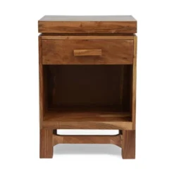 Set Of 2 Wadley Boho Handcrafted Acacia Wood Nightstands Natural - Christopher Knight Home -Christopher Knight Home GUEST 0b37f8be c132 44ad ae84 c5e3e774cafd