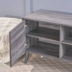 74" Dontae Mid Century Modern TV Stand - Christopher Knight Home 15 74" Dontae Mid Century Modern TV Stand - Christopher Knight Home -Christopher Knight Home GUEST 0b4cac3f 75c1 4a98 8132 0a32ce843b1d