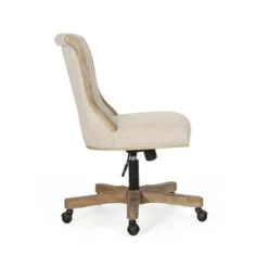 Coulee Contemporary Fabric Upholstered Roll Back Swivel Office Chair - Christopher Knight Home -Christopher Knight Home GUEST 0bf0858a 8f76 42ee 8d96 a59b9ce6ebcb