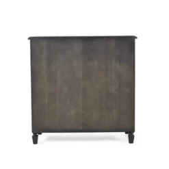 Newell Rustic Acacia Wood And Cane 3 Drawer Dresser Dark Gray - Christopher Knight Home -Christopher Knight Home GUEST 0c68f7ec 2fad 4217 a7fc 7653a6a88f27
