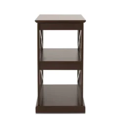 Vernon Contemporary 2 Shelf Side Table Dark Walnut - Christopher Knight Home -Christopher Knight Home GUEST 0e73cfbb 4b5f 4215 9bd9 e502ac085c9d