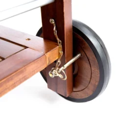 Cynthia Farmhouse Wooden Bar Cart Dark Oak Brown - Christopher Knight Home -Christopher Knight Home GUEST 0f90f3fb 3466 4775 9d2f 0b91f9a391bf