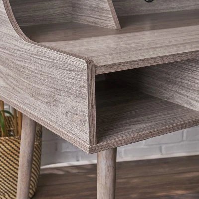 2pc Brenda Mid Century Home Office Set - Christopher Knight Home 5 2pc Brenda Mid Century Home Office Set - Christopher Knight Home - Image 3