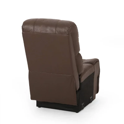 Meridan Contemporary Upholstered Theater Seating Reclining Sofa - Christopher Knight Home 7 Meridan Contemporary Upholstered Theater Seating Reclining Sofa - Christopher Knight Home - Image 5