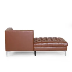 Tignall Contemporary Tufted One Armed Chaise Lounge - Christopher Knight Home -Christopher Knight Home GUEST 14125704 8cb0 4a71 a5d5 375e43efec7f