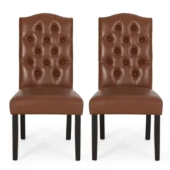 2pk Harriet Contemporary Tufted Dining Chairs - Christopher Knight Home 24 2pk Harriet Contemporary Tufted Dining Chairs - Christopher Knight Home -Christopher Knight Home GUEST 14994c18 f50c 43f7 83a8 0e06d659ee69
