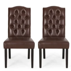 2pk Harriet Contemporary Tufted Dining Chairs - Christopher Knight Home 25 2pk Harriet Contemporary Tufted Dining Chairs - Christopher Knight Home -Christopher Knight Home GUEST 1768b636 ecd3 40d0 909e a323488e2b36