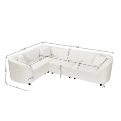 Christopher Knight Home Isolde Contemporary 104" 4-Seater L-Shaped Boucle Upholstery Curved Sectional Sofa -Christopher Knight Home GUEST 1784c65c e089 4641 84ff c97ca479cd99