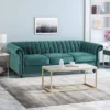 Bowie Modern Glam Velvet Sofa Teal - Christopher Knight Home 1 Bowie Modern Glam Velvet Sofa Teal - Christopher Knight Home -Christopher Knight Home GUEST 188d0c77 6126 4530 a899 c6130760797a