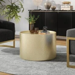 Braeburn Modern Round Coffee Table - Christopher Knight Home -Christopher Knight Home GUEST 1b0a0710 cf33 4d78 b7ff 1c59fdce35c4