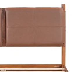 Christopher Knight Home Candace Queen Wood Platform Bed With Faux Leather Headboard -Christopher Knight Home GUEST 1b786623 cc57 4eec b5b4 6438fcc53bb7