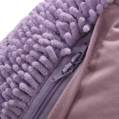 Moloney Modern Microfiber Chenille Cube Pouf - Christopher Knight Home 5 Moloney Modern Microfiber Chenille Cube Pouf - Christopher Knight Home - Image 3