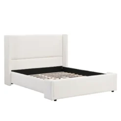 Christopher Knight Home Octavia Modern Upholstered Bed With Tall Headboard, White -Christopher Knight Home GUEST 1c4fd91b c794 4831 a0c8 593b58c2d993