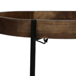 Tift Handcrafted Modern Industrial Mango Wood Folding Tray Top Side Table Natural/Black - Christopher Knight Home 10 Tift Handcrafted Modern Industrial Mango Wood Folding Tray Top Side Table Natural/Black - Christopher Knight Home -Christopher Knight Home GUEST 1fe806d5 5648 451e a602 06fd8997dfee
