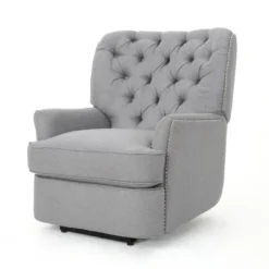 Salomo Tufted Fabric Power Recliner - Christopher Knight Home -Christopher Knight Home GUEST 20e63d82 2acc 412e 8024 8626877712e8