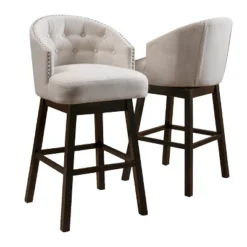 Set Of 2 30.5" Ogden Barstool - Christopher Knight Home -Christopher Knight Home GUEST 247ae1a6 9d73 4d21 b03b 35ad23de36c0