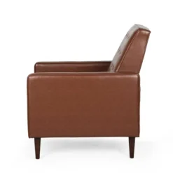 Mervynn Mid-Century Modern Button Tufted Recliner Cognac Brown/Dark Espresso - Christopher Knight Home 14 Mervynn Mid-Century Modern Button Tufted Recliner Cognac Brown/Dark Espresso - Christopher Knight Home -Christopher Knight Home GUEST 24e8c7f6 6d02 47b7 a9d5 9f175cee1b3e