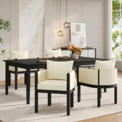 Christopher Knight Home Keera Modern Rubberwood Linen Upholstered Armchairs (Set Of 4) 21 Christopher Knight Home Keera Modern Rubberwood Linen Upholstered Armchairs (Set Of 4) -Christopher Knight Home GUEST 2665f739 c08a 46bc 9ee2 a698aa90c303