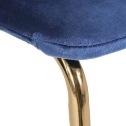 Cedric Modern Glam Velvet Counter Height Barstool Blue/Gold - Christopher Knight Home -Christopher Knight Home GUEST 266acef2 482c 42e5 babc 32595d79992a