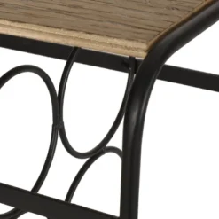 Rauser Modern Industrial 6 Bottle Tabletop Wine Rack Natural/Black - Christopher Knight Home -Christopher Knight Home GUEST 27dd02fa 4712 4ac9 b9c4 0be84609dd99