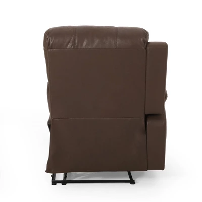 Meridan Contemporary Upholstered Theater Seating Reclining Sofa - Christopher Knight Home 12 Meridan Contemporary Upholstered Theater Seating Reclining Sofa - Christopher Knight Home - Image 10