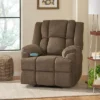 Coosa Contemporary Pillow Tufted Massage Recliner - Christopher Knight Home -Christopher Knight Home GUEST 28df2067 8c03 404d a499 502a28472651