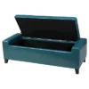 Guernsey Faux Leather Storage Ottoman Bench Teal - Christopher Knight Home 1 Guernsey Faux Leather Storage Ottoman Bench Teal - Christopher Knight Home -Christopher Knight Home GUEST 2af08620 5063 4d86 be48 20221b7a5d7c