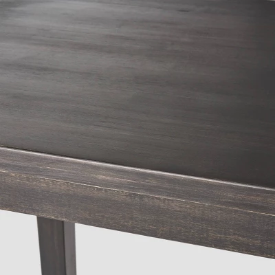 51" Broughton Rectangle Contemporary Bar Height Table Dark Gray - Christopher Knight Home 5 51" Broughton Rectangle Contemporary Bar Height Table Dark Gray - Christopher Knight Home - Image 3