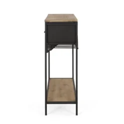 Boster Boho Industrial 8 Bottle Wine Rack Console Table With Storage Natural/Black - Christopher Knight Home 17 Boster Boho Industrial 8 Bottle Wine Rack Console Table With Storage Natural/Black - Christopher Knight Home -Christopher Knight Home GUEST 2c823d74 1f37 40da 8036 919c356c1c0a