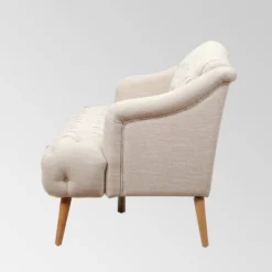 Adelia Contemporary Tufted Sofa Beige - Christopher Knight Home -Christopher Knight Home GUEST 2e86d461 a83c 44fa a86e c1e6edf3b964