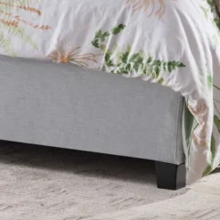 King Virago Contemporary Upholstered Platform Bed Light Gray - Christopher Knight Home 7 King Virago Contemporary Upholstered Platform Bed Light Gray - Christopher Knight Home -Christopher Knight Home GUEST 2ebb8fba c23c 4b82 821d b8d4c3c8fadf