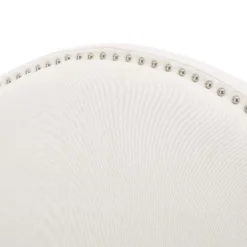 Arched Camel-Back Upholstered Headboard Queen Size With Nailhead Stud Trim, Adjustable Height Full/Queen Beds Headboard -Christopher Knight Home -Christopher Knight Home GUEST 2f91b688 2131 4753 b11c 6a0699acf1a5