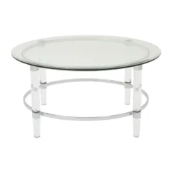 Glass Coffee Table Cocktail Table Center Table Side Table Small Table, Round/Rectangular-Christopher Knight Home -Christopher Knight Home GUEST 31882d70 22e3 48e4 b9e4 4f2cbbd61701