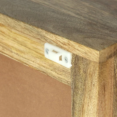 Lytle Boho Handcrafted Mango Wood Nightstand With Storage Natural - Christopher Knight Home 10 Lytle Boho Handcrafted Mango Wood Nightstand With Storage Natural - Christopher Knight Home - Image 8